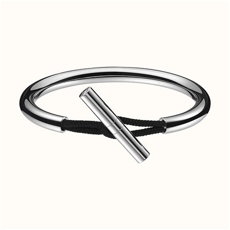 bracelet croisette hermes|bracelet hermes argent et cordon.